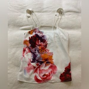Keepsake cut out floral tank blouse